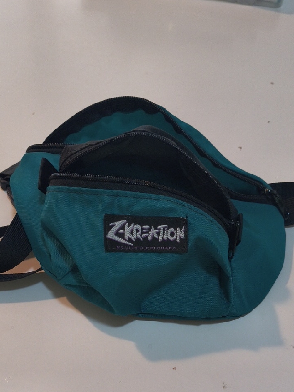 Retro Z-Kreation Fanny Pack Green And Black